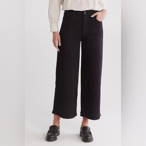 rag & bone Women's Serena High Waist Crop Blackrinse Jeans Size 34